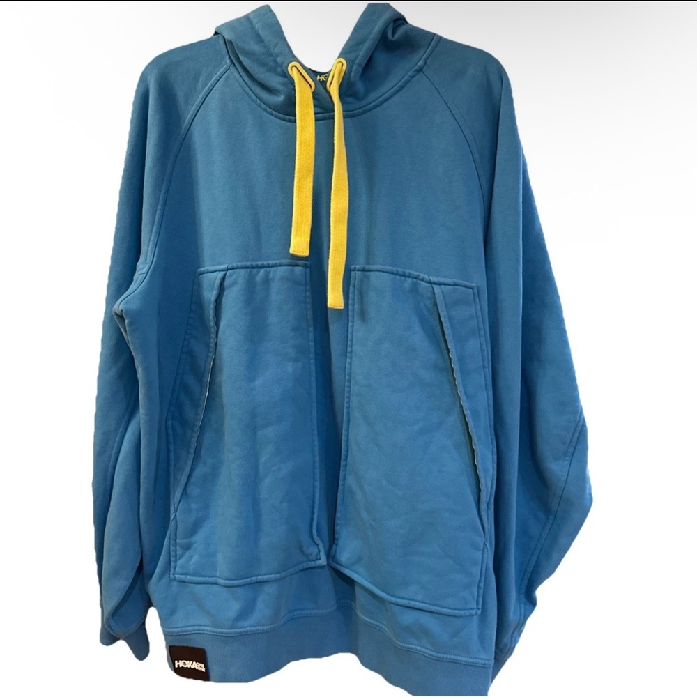 Hoka One One Blue and White Apparel